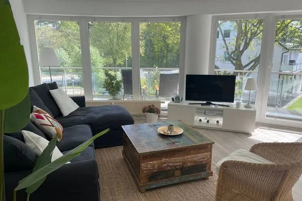 Haus Nordseebrandung FeWo A1.5 Sahlenburg - Wohnzimmer