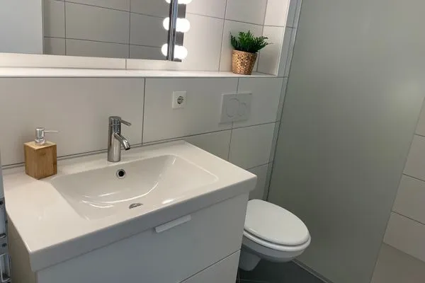 Haus Nordseebrandung FeWo A1.5 Sahlenburg - Badezimmer