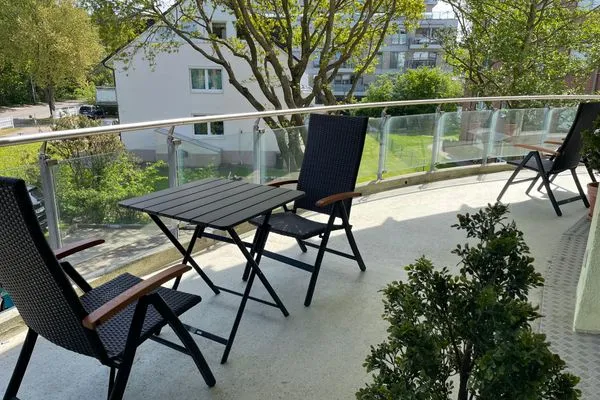 Haus Nordseebrandung FeWo A1.5 Sahlenburg - Balkon