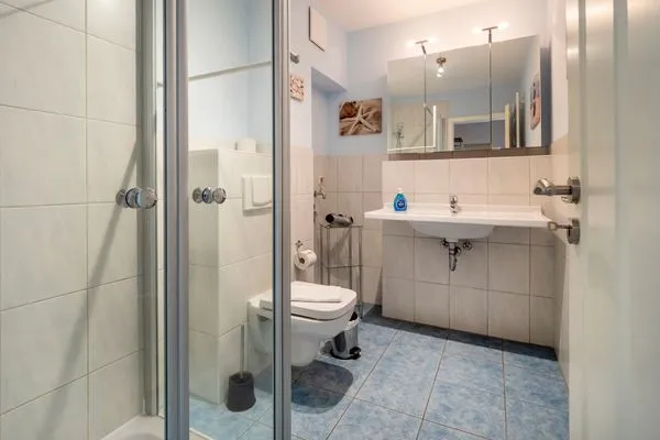 Badezimmer Dusche  Villa Carpe Diem Wohnung 6