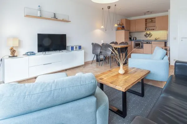 Wohnzimmer Residenz am Strand Wohnung 1-11