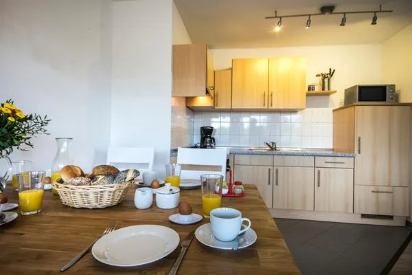Haus Nordseebrandung FeWo C1.4 Sahlenburg - Küche / Küchenzeile