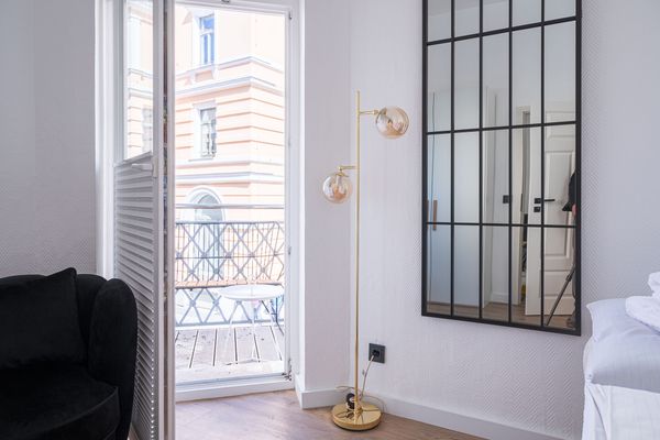 Johouse Apartment 03 Warnemünde - Balkon