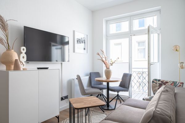 Johouse Apartment 10 Warnemünde - Wohnzimmer