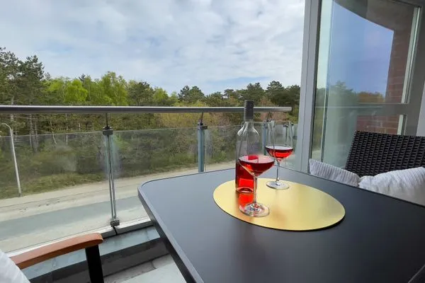 Haus Nordseebrandung FeWo A5.1 Sahlenburg - Balkon