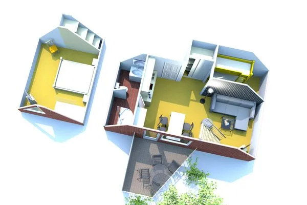 Haus Wexler FeWo 26a-4 OG Sahlenburg - Grundriss