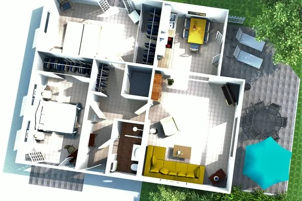 Haus Wexler FeWo 29-6 EG Sahlenburg - Grundriss