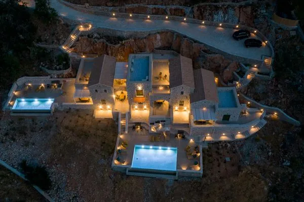 Vogelperspektive  Ermis-Apea Villas