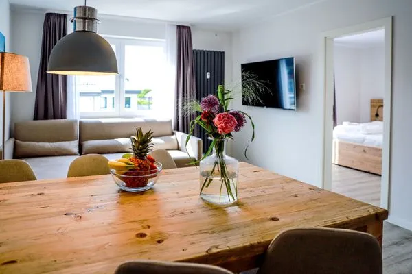 Wohnzimmer Smart Resorts Haus Azur Ferienwohnung 804