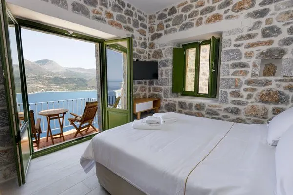 Schlafzimmer  Poseidon-Apea Villas