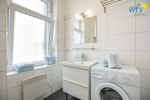 Badezimmer Haus am Nordbad Ferienwohnung Sandhaus am Nordbad