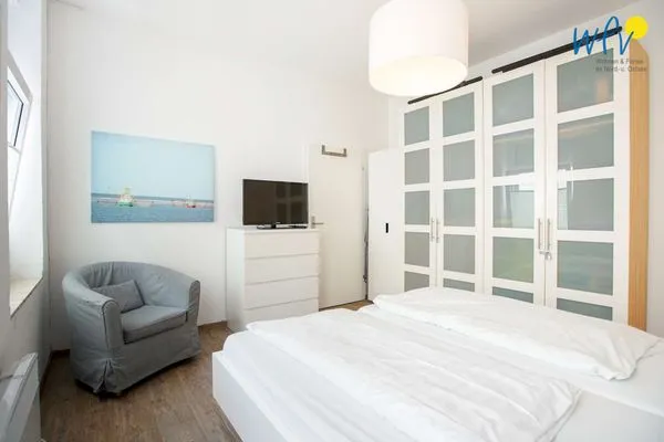 Schlafzimmer Haus am Nordbad Ferienwohnung Sandhaus am Nordbad