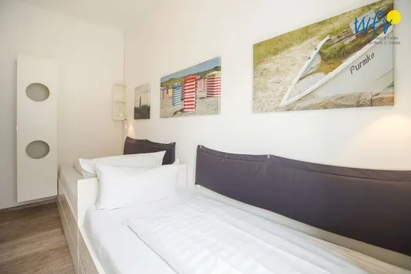 Schlafzimmer Haus am Nordbad Ferienwohnung Sandhaus am Nordbad