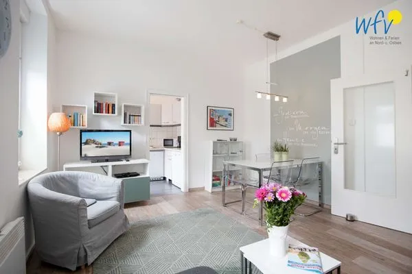 Wohnzimmer Haus am Nordbad Ferienwohnung Sandhaus am Nordbad