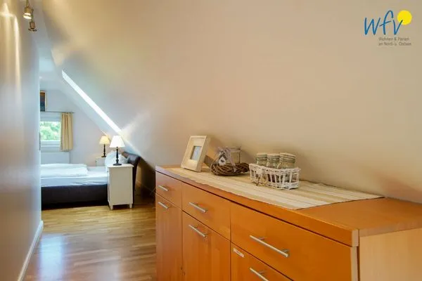 Schlafzimmer Villa Robinson Ferienwohnung Kajüte