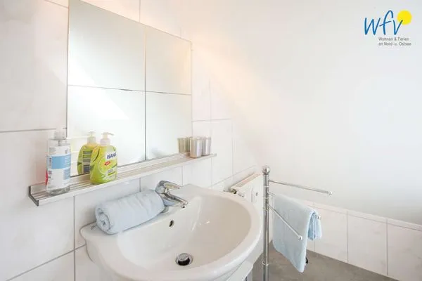 Badezimmer Villa Robinson Ferienwohnung Kajüte