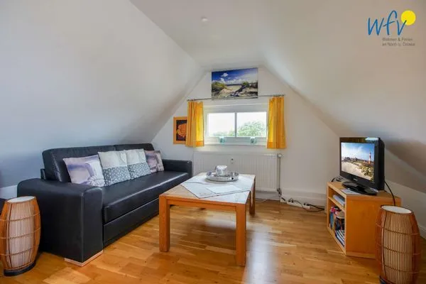 Wohnzimmer Villa Robinson Ferienwohnung Kajüte