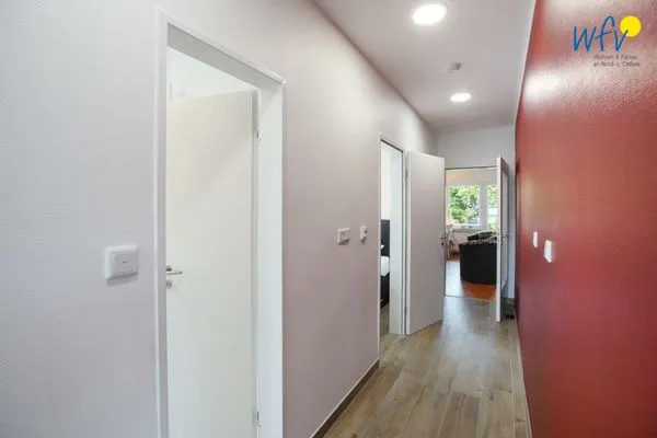 Flur Haus Kiebitzdelle-Westdünen 1 Ferienwohnung Südstrand Düne 1