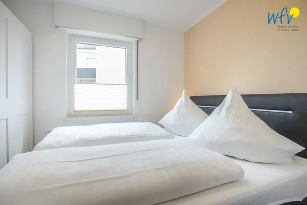 Schlafzimmer Haus Kiebitzdelle-Westdünen 1 Ferienwohnung Südstrand Düne 1