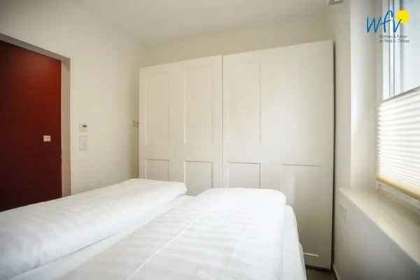 Schlafzimmer Haus Kiebitzdelle-Westdünen 1 Ferienwohnung Südstrand Düne 1