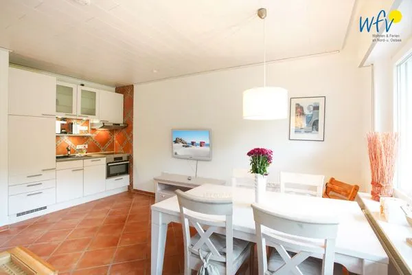 Wohnzimmer Haus Kiebitzdelle-Westdünen 1 Ferienwohnung Südstrand Düne 1