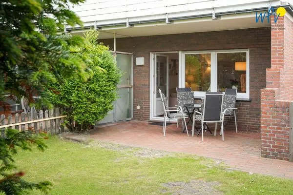 Terrasse Haus Kiebitzdelle-Westdünen 1 Ferienwohnung Südstrand Düne 1