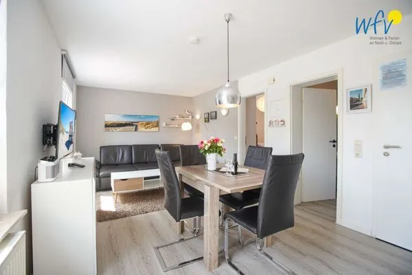 Wohnzimmer Hus Strandloperke Ferienwohnung 5