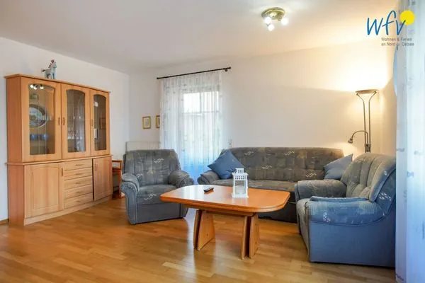 Wohnzimmer Traumschiff Borkum Ferienwohnung 1