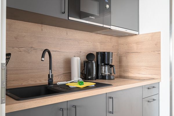 Johouse Apartment 02 Warnemünde - Küche / Küchenzeile