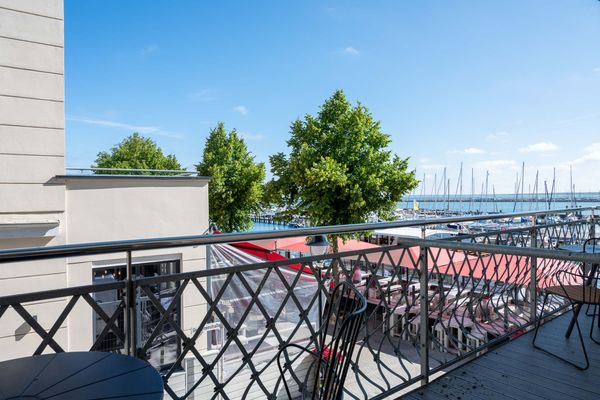 Johouse Apartment 02 Warnemünde - Balkon