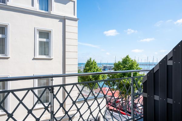 Johouse Apartment 06 Warnemünde - Balkon
