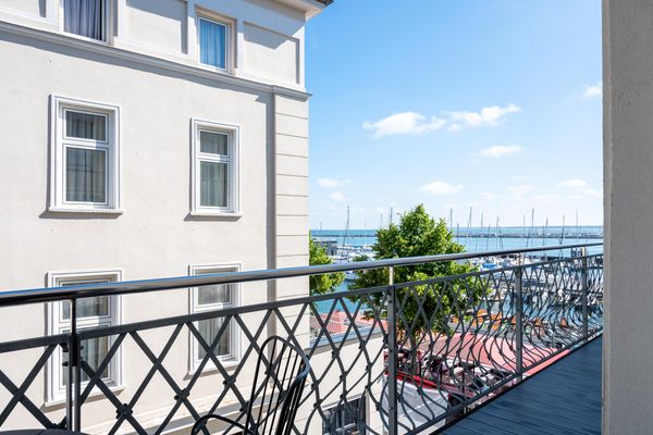 Johouse Apartment 06 Warnemünde - Balkon