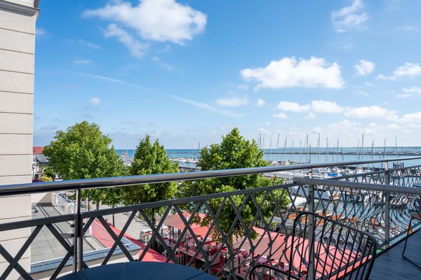 Johouse Apartment 07 Warnemünde - Balkon