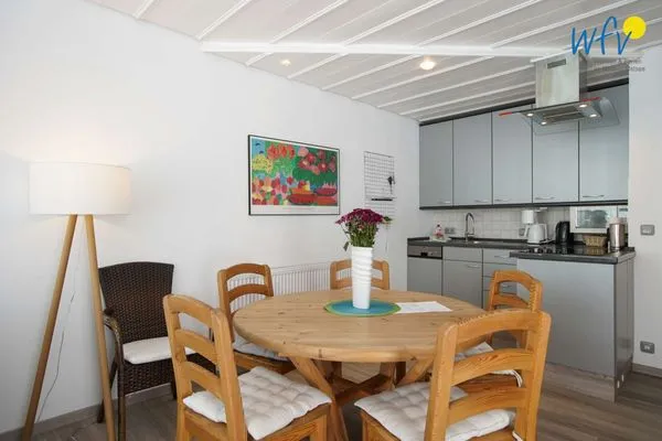 Küche / Küchenzeile Ferienhaus Greune-Stee Ferienwohnung Kreutzer