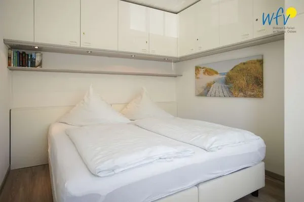 Schlafzimmer Ferienhaus Greune-Stee Ferienwohnung Kreutzer