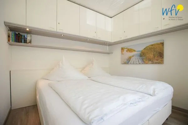 Schlafzimmer Ferienhaus Greune-Stee Ferienwohnung Kreutzer