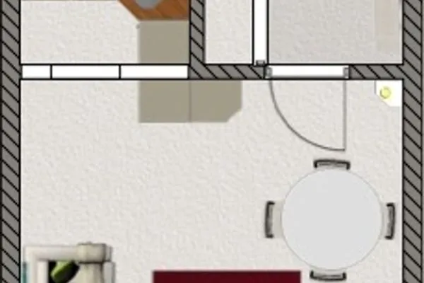 Haus am Sahlenburger Strand FeWo 4 Sahlenburg - Grundriss