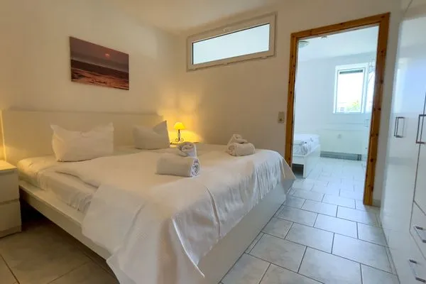 Haus Dortmund FeWo 1 Duhnen - Schlafzimmer