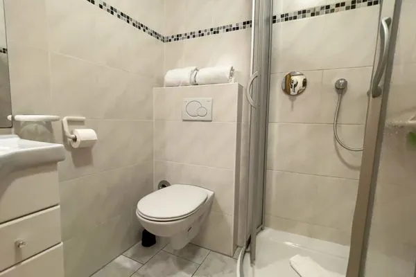 Haus Dortmund FeWo 1 Duhnen - Badezimmer