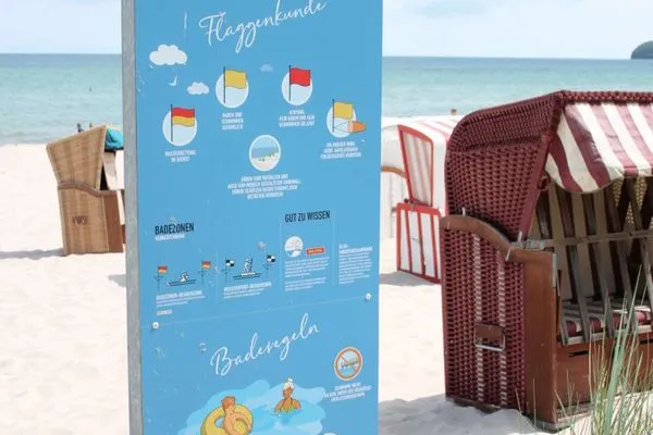 Standort des Strandkorbes Haus Concordia Ferienwohnung 1