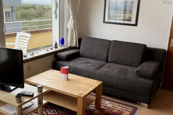 Wohnzimmer Dünenschlösschen Ferienwohnung 34