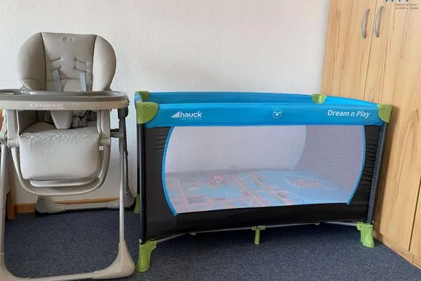 Schlafzimmer Dünenschlösschen Ferienwohnung 34