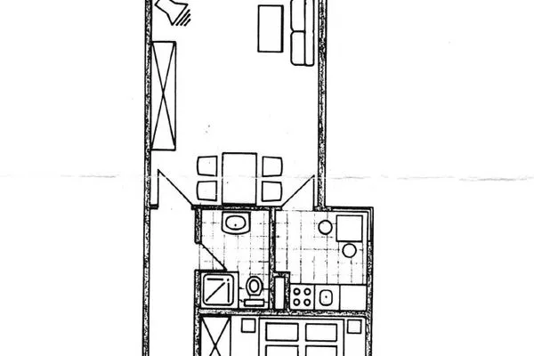 Haus am Sahlenburger Strand FeWo 27 Sahlenburg - Grundriss