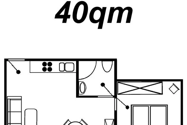 Haus Kirsten Duhnen FeWo 6 Duhnen - Grundriss