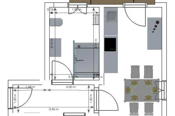 Duhner Strand FeWo 2 Duhnen - Grundriss