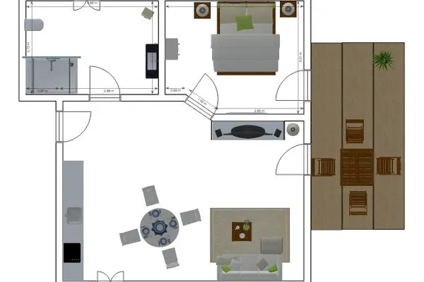 Duhner Strand FeWo 6 Duhnen - Grundriss