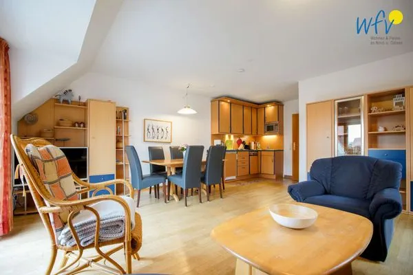 Wohnzimmer Traumschiff Borkum Ferienwohnung 3