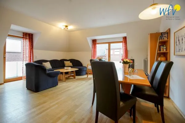 Wohnzimmer Traumschiff Borkum Ferienwohnung 3