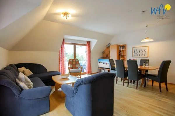 Wohnzimmer Traumschiff Borkum Ferienwohnung 3