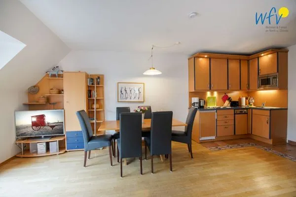 Wohnzimmer Traumschiff Borkum Ferienwohnung 3